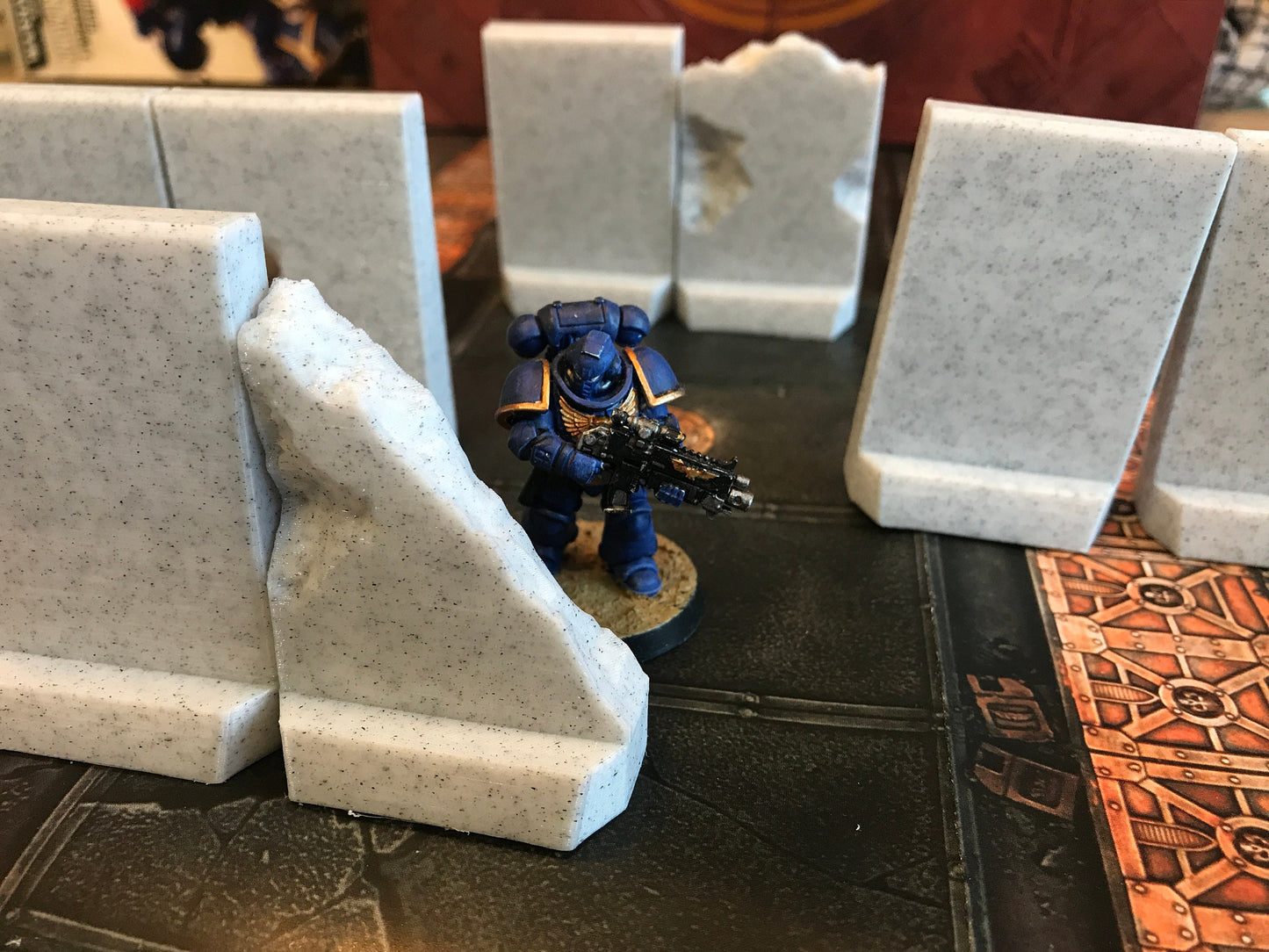 Texas Barrier - Jersey Barrier | 40k 28mm Terrain