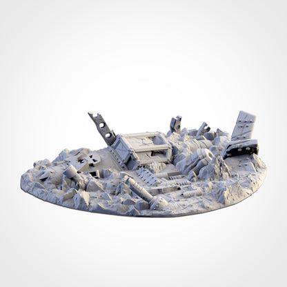 Crashed Orc Planes | 40k | 28mm Tabletop Wargames | Diorama