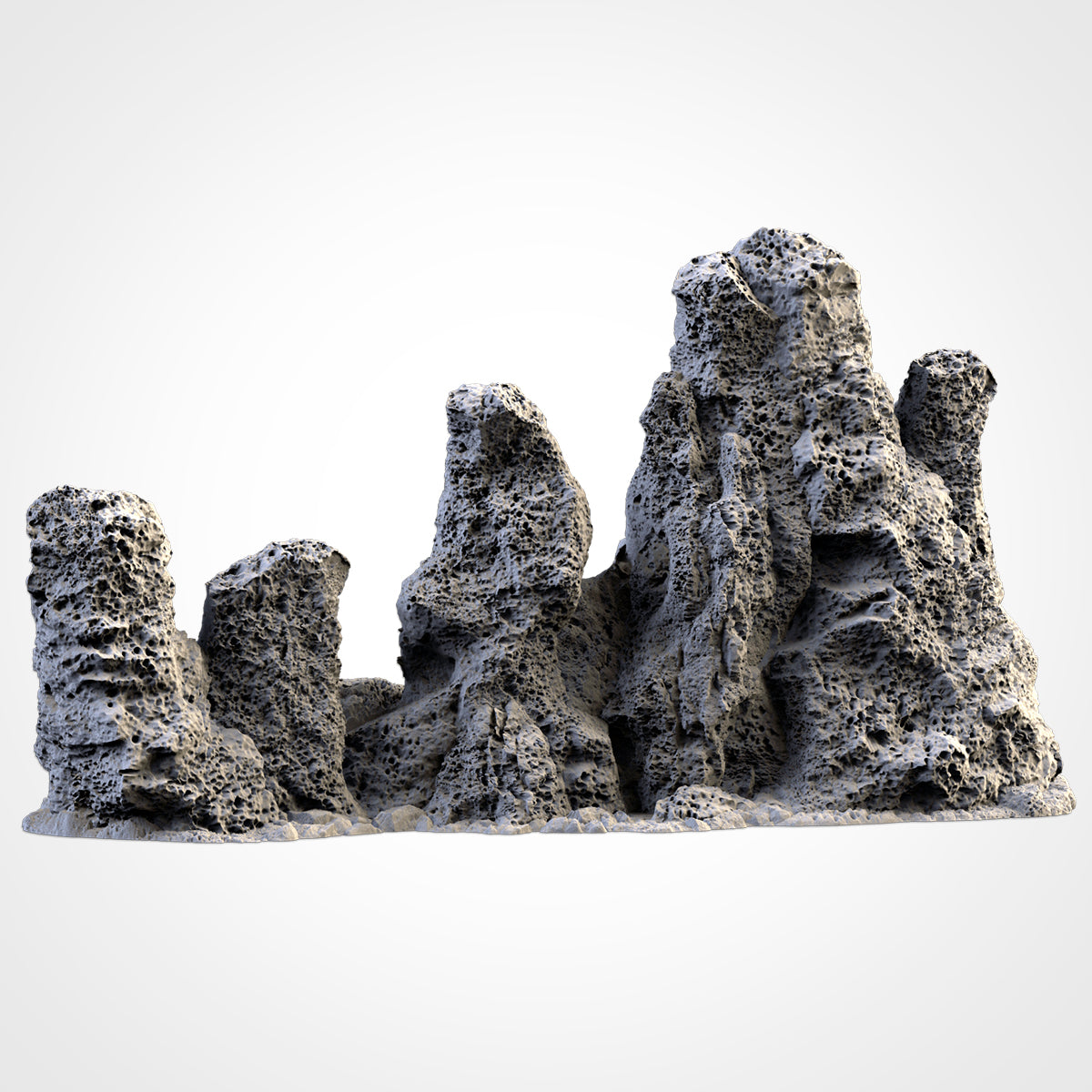 Volcanic Rock Terrain | Post Apocalyptic | Wargames | DnD | Dungeons and Dragons | Warhammer | Diorama