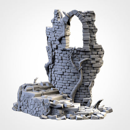 Abandoned City Ruins | 3D Printed Terrain by Txarli Factory | Warhammer 40k | Old World | Age of Sigmar Fantasy Scenery